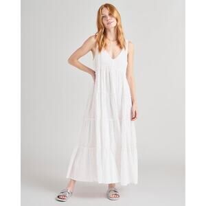 Splendid White Eyelet Maxi Dress
